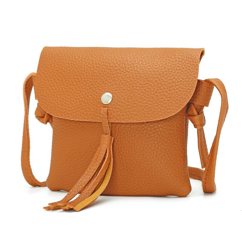 4 Db Pu Bőr Tiszta Színű Crossbody Bag Kuplung Pénztárca Kártyatartó