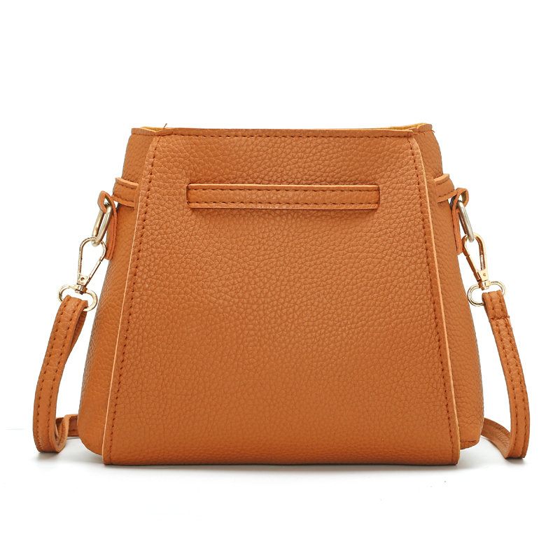 4 Db Pu Bőr Tiszta Színű Crossbody Bag Kuplung Pénztárca Kártyatartó