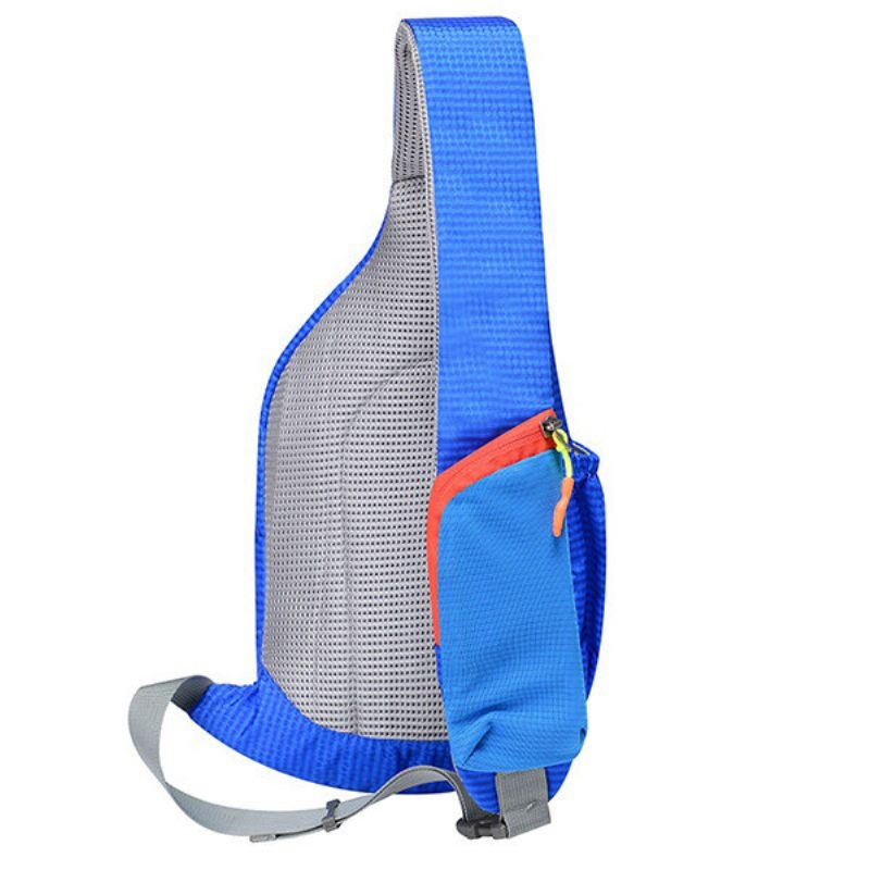 Alkalmi Könnyű Vízálló Nylon Mellkastáska Kültéri Sport Crossbody Táska