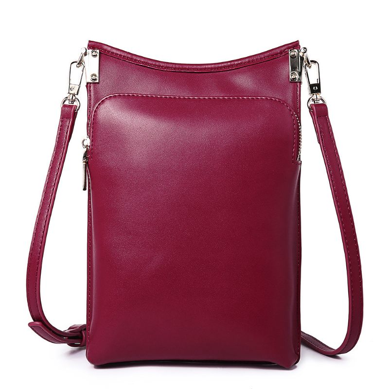 Brenice Bohemia Stílusú Válltáskák Vintage Vászon Virágnyomtatás Telefontáskák Crossbody Táskák