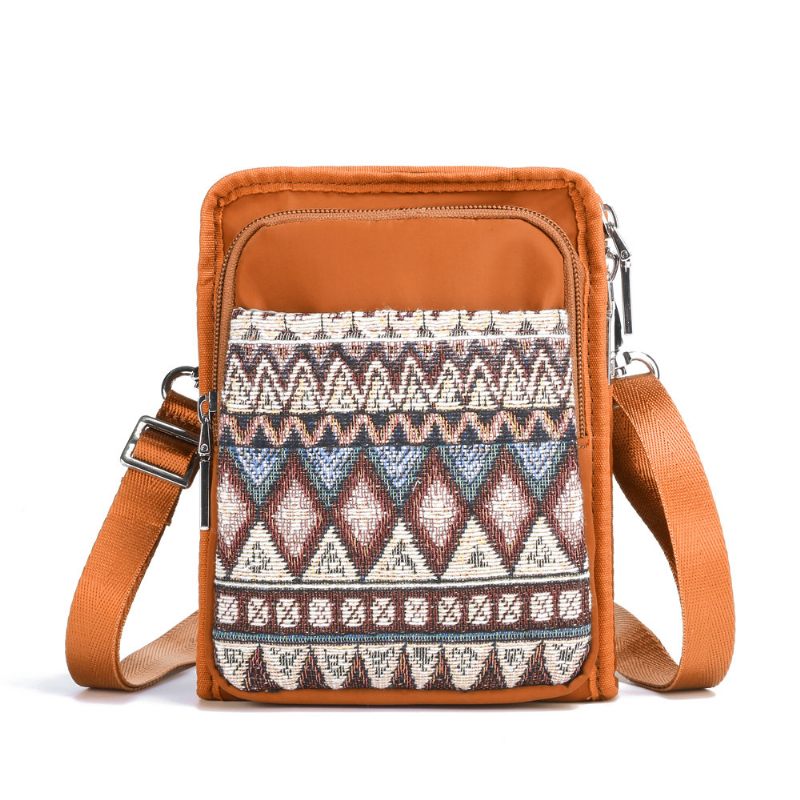 Brenice National Multi-pocket Bohemia Card Holder Mini Crossbody Táskák