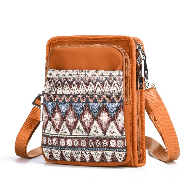 Brenice National Multi-pocket Bohemia Card Holder Mini Crossbody Táskák