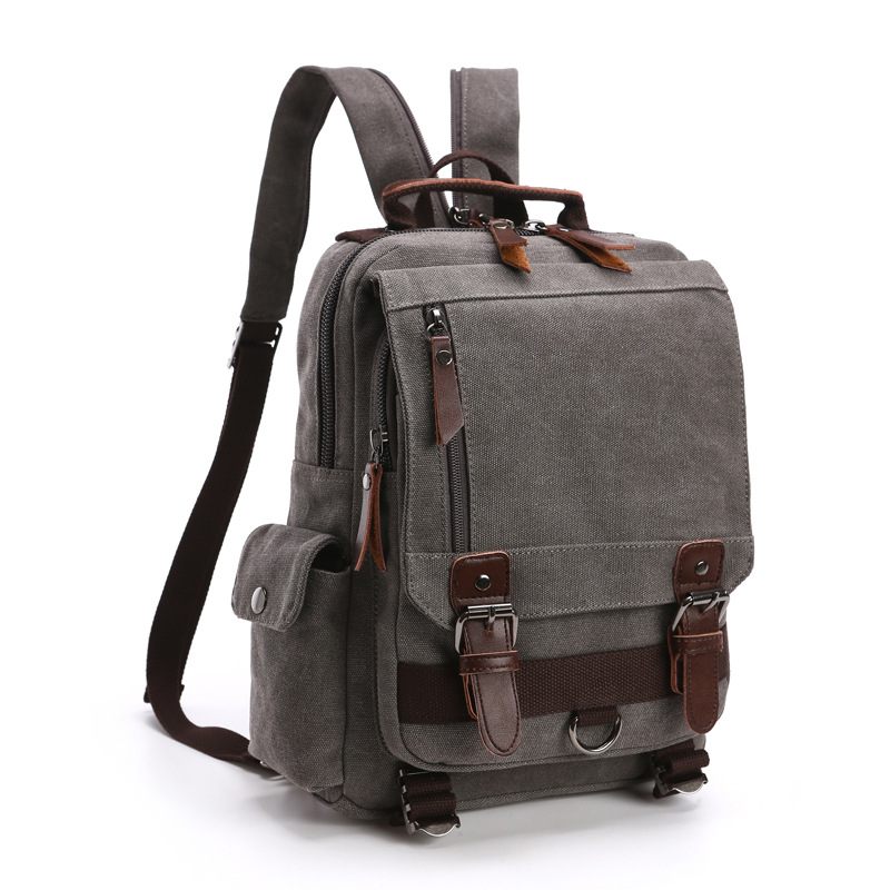 Canvas Outdoor Travel Messenger Melltáska Ol Uniszex Vállas Hátizsák Férfiaknak