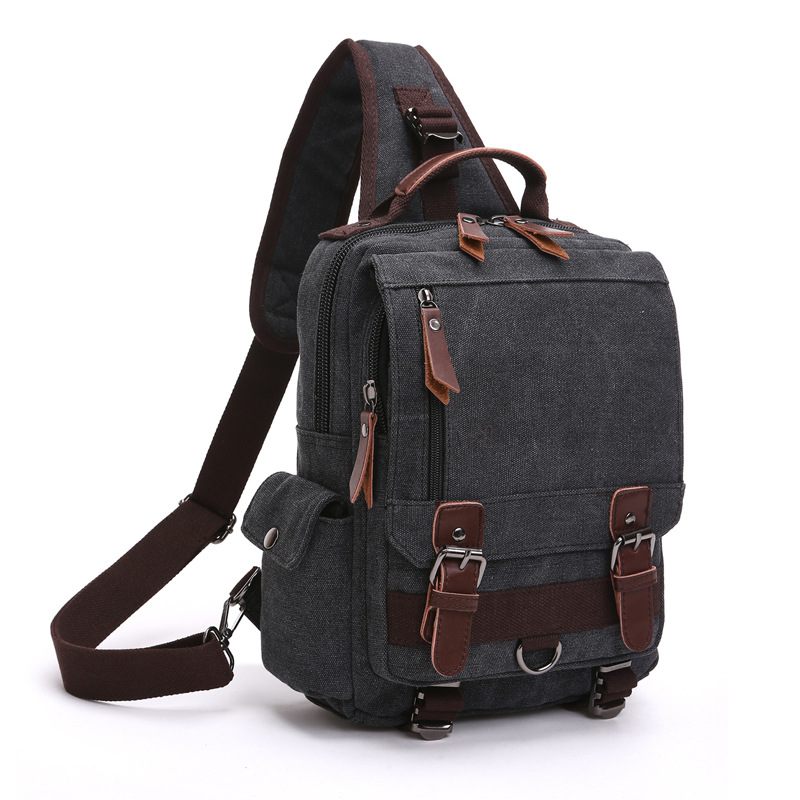 Canvas Outdoor Travel Messenger Melltáska Ol Uniszex Vállas Hátizsák Férfiaknak