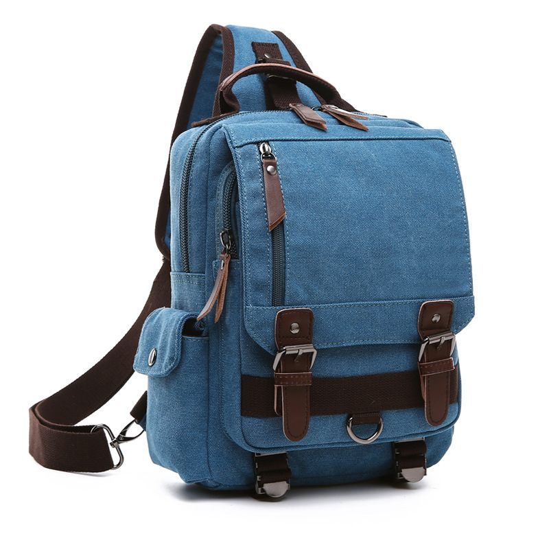 Canvas Outdoor Travel Messenger Melltáska Ol Uniszex Vállas Hátizsák Férfiaknak