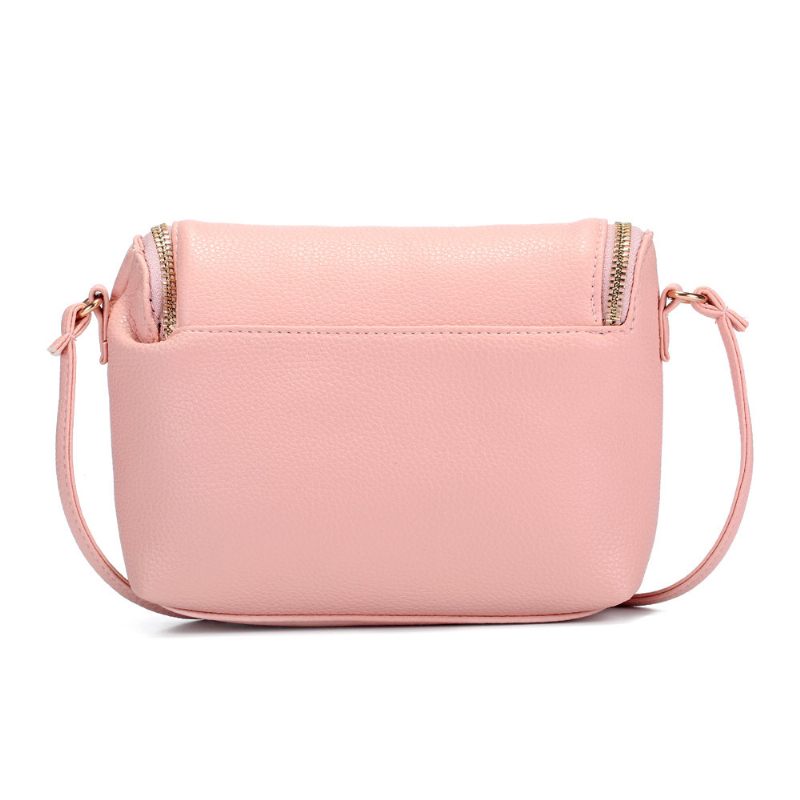 Casual Candy Color Pu Bőr 5.5 Hüvelykes Telefontáskák Crossbody Táska Válltáskák Nőknek