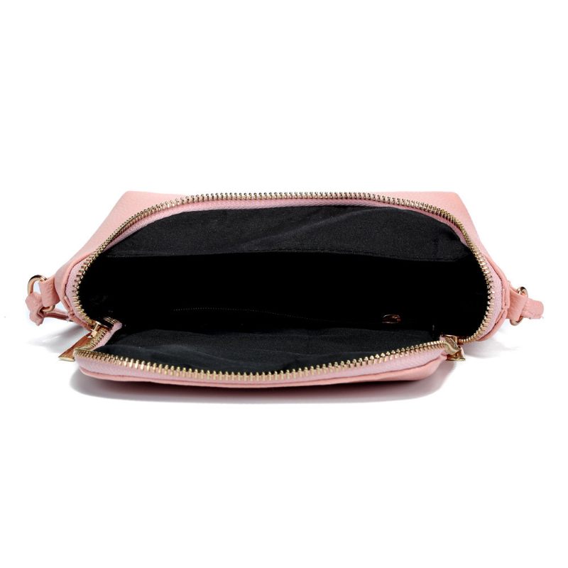 Casual Candy Color Pu Bőr 5.5 Hüvelykes Telefontáskák Crossbody Táska Válltáskák Nőknek