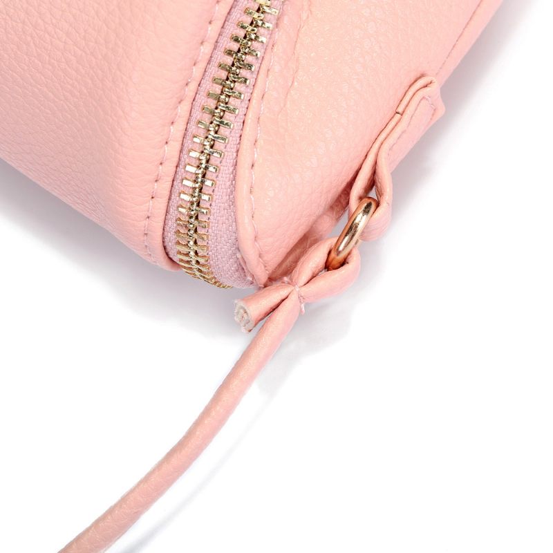 Casual Candy Color Pu Bőr 5.5 Hüvelykes Telefontáskák Crossbody Táska Válltáskák Nőknek