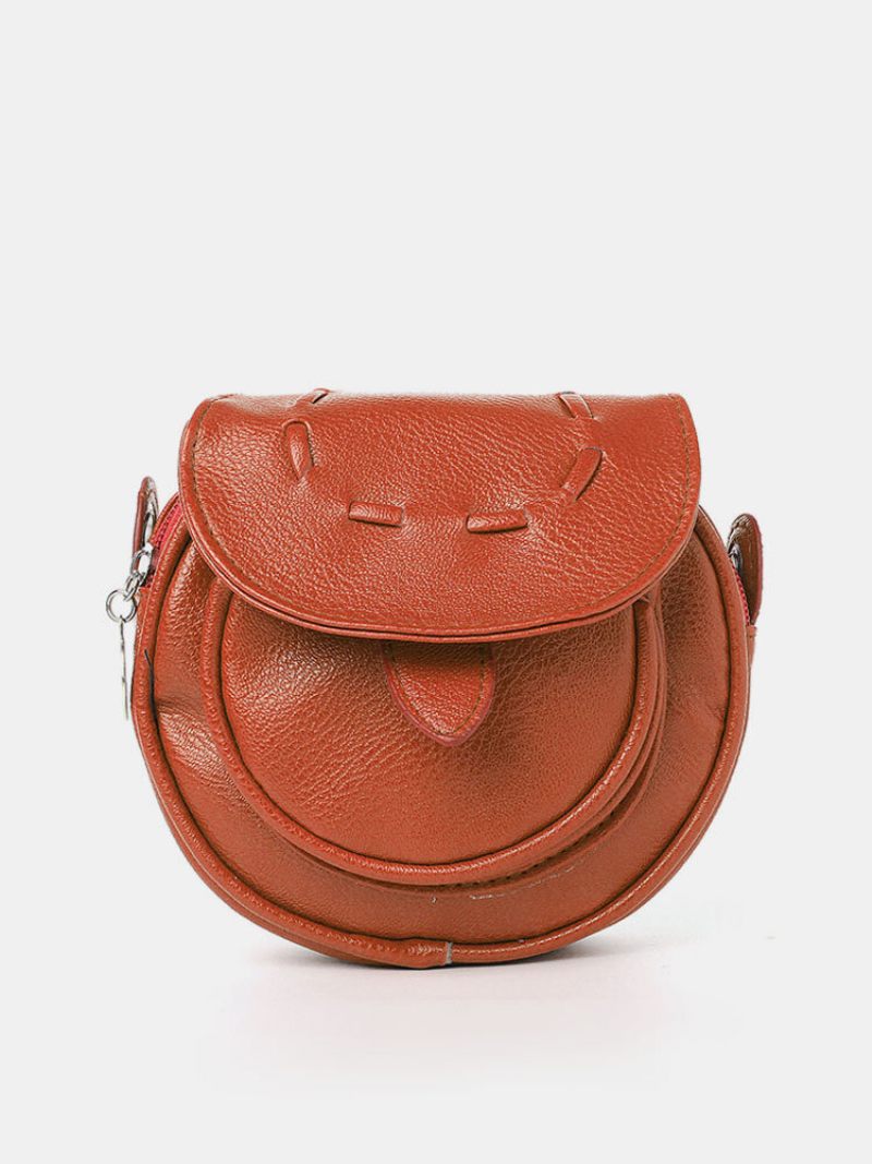 Casual Candy Color Pu Bőr Crossbody Táska