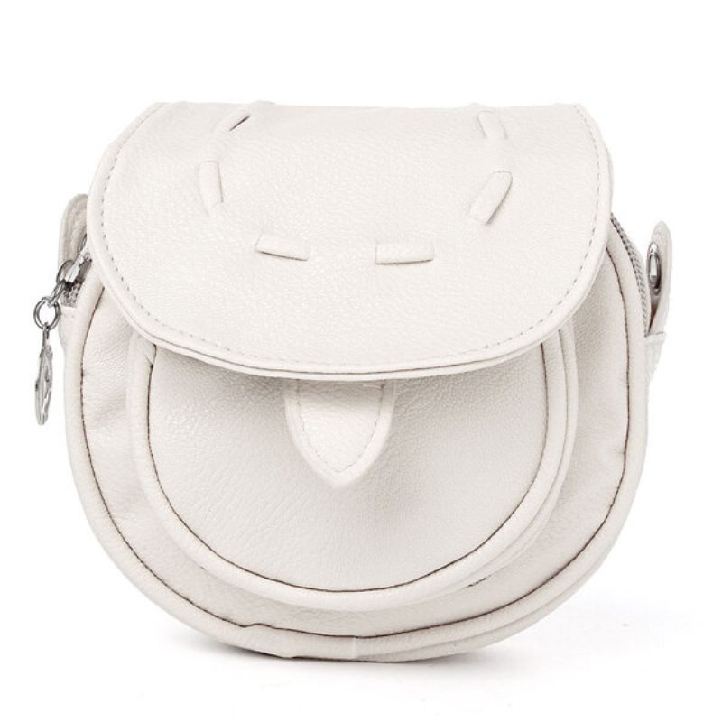 Casual Candy Color Pu Bőr Crossbody Táska