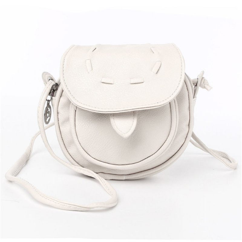 Casual Candy Color Pu Bőr Crossbody Táska