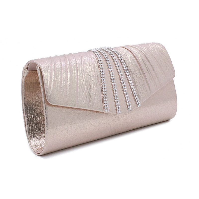 Fényes Clutch Esküvői Esti Partikhoz Elegáns Lánccal Női Lányoknak