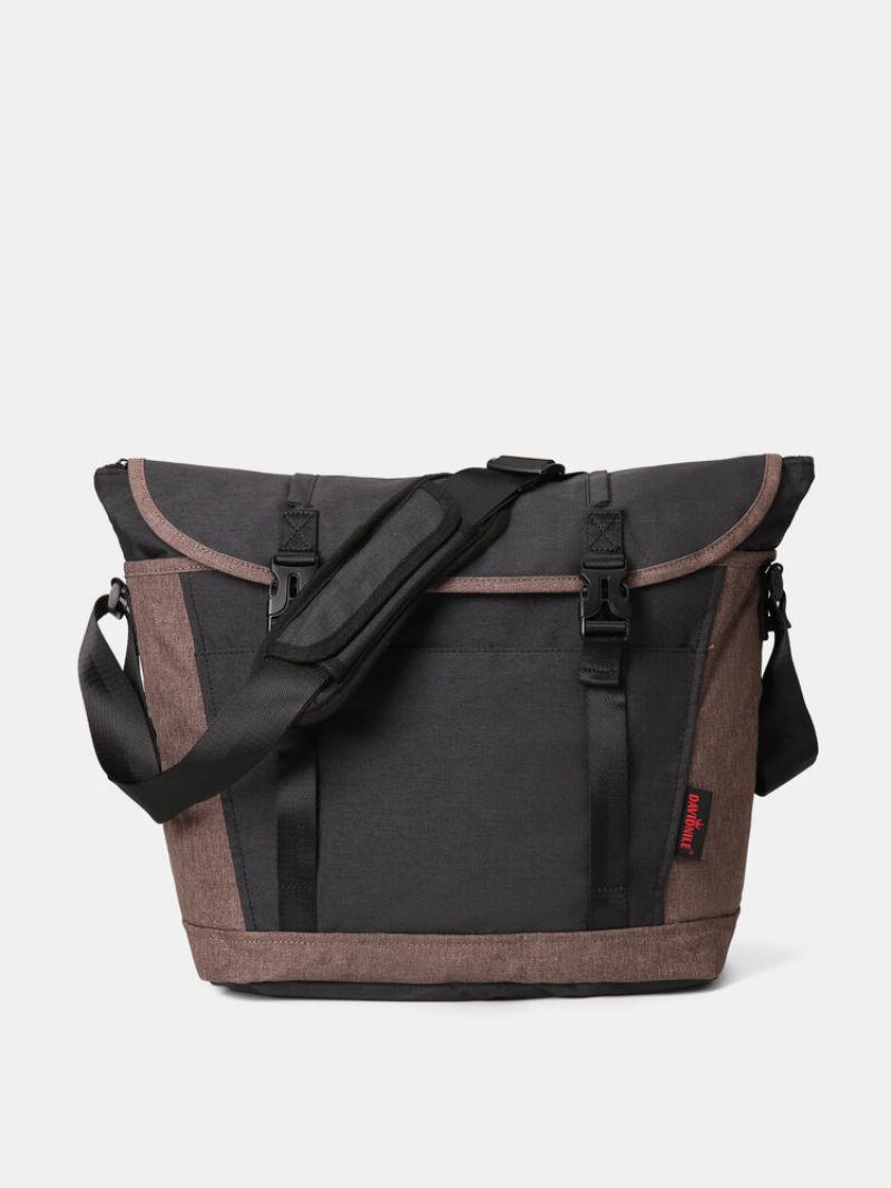 Férfi Alkalmi Nagy Kapacitású Oxfordi Színben Megfelelő Crossbody Táska Válltáska