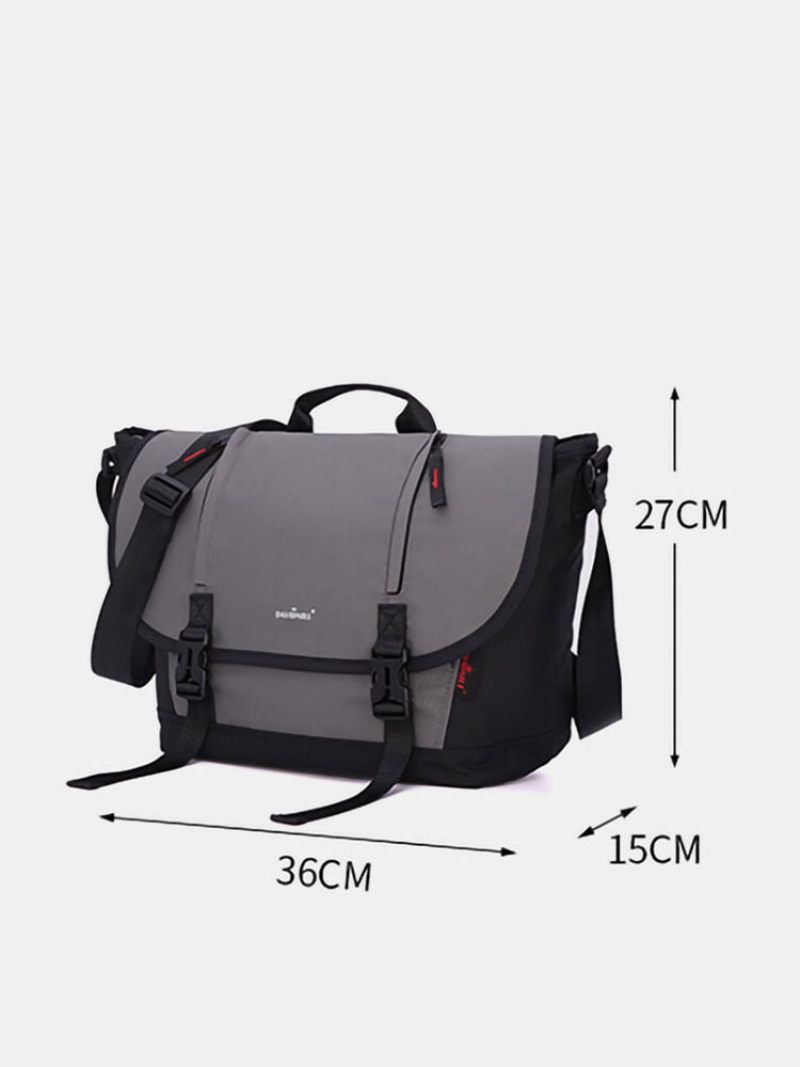 Férfi Alkalmi Nagy Kapacitású Oxfordi Színben Megfelelő Crossbody Táska Válltáska