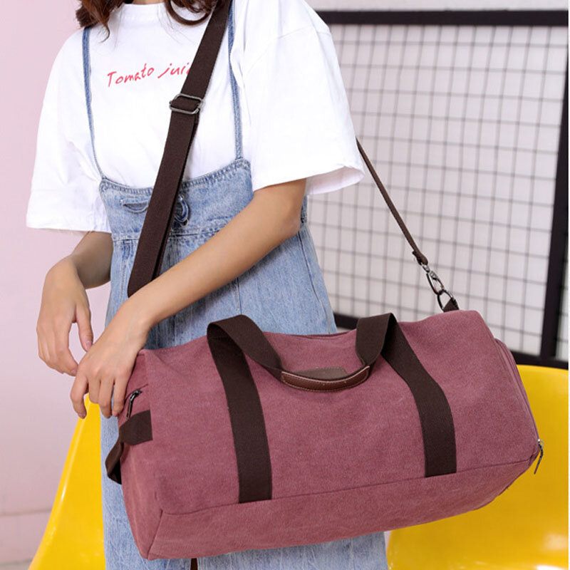 Férfi Canvas Travel Solid Bag Crossbody Táska