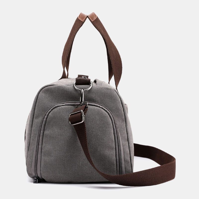 Férfi Canvas Travel Solid Bag Crossbody Táska