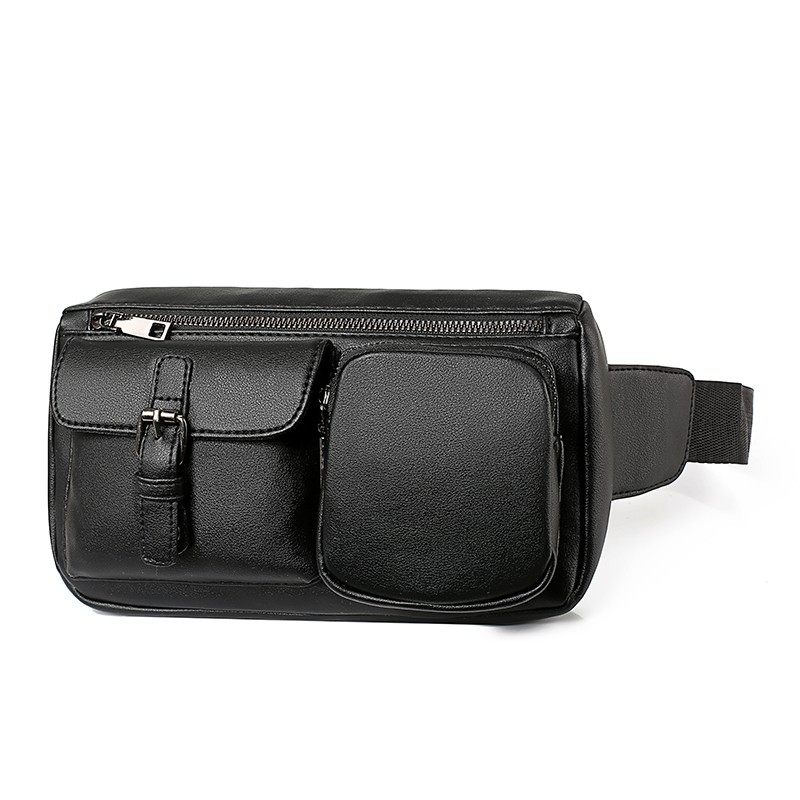 Férfi Deréktáska Övderékcsomagok Bárány Valódi Bőr Férfi/női Fanny Pack Belt Bum/hip Övtáskák