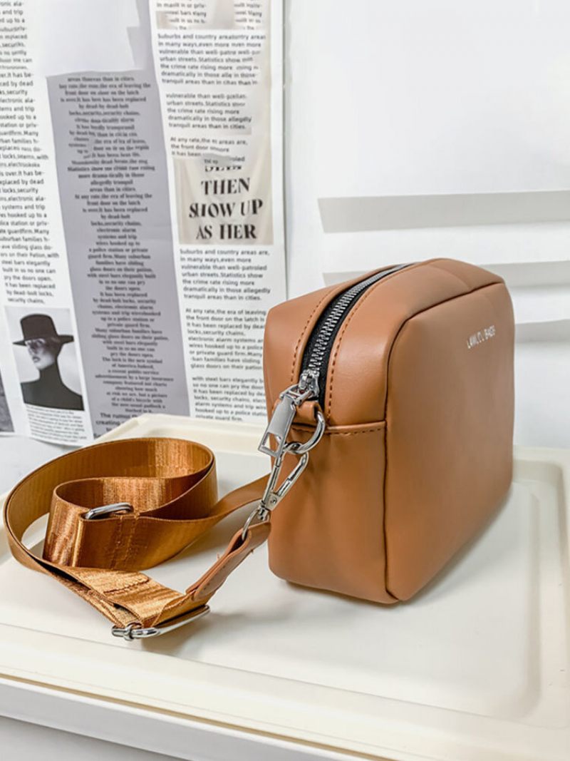 Férfi Műbőr Nadrág Egyszínű Vízálló Kis Táskával Crossbody Táska