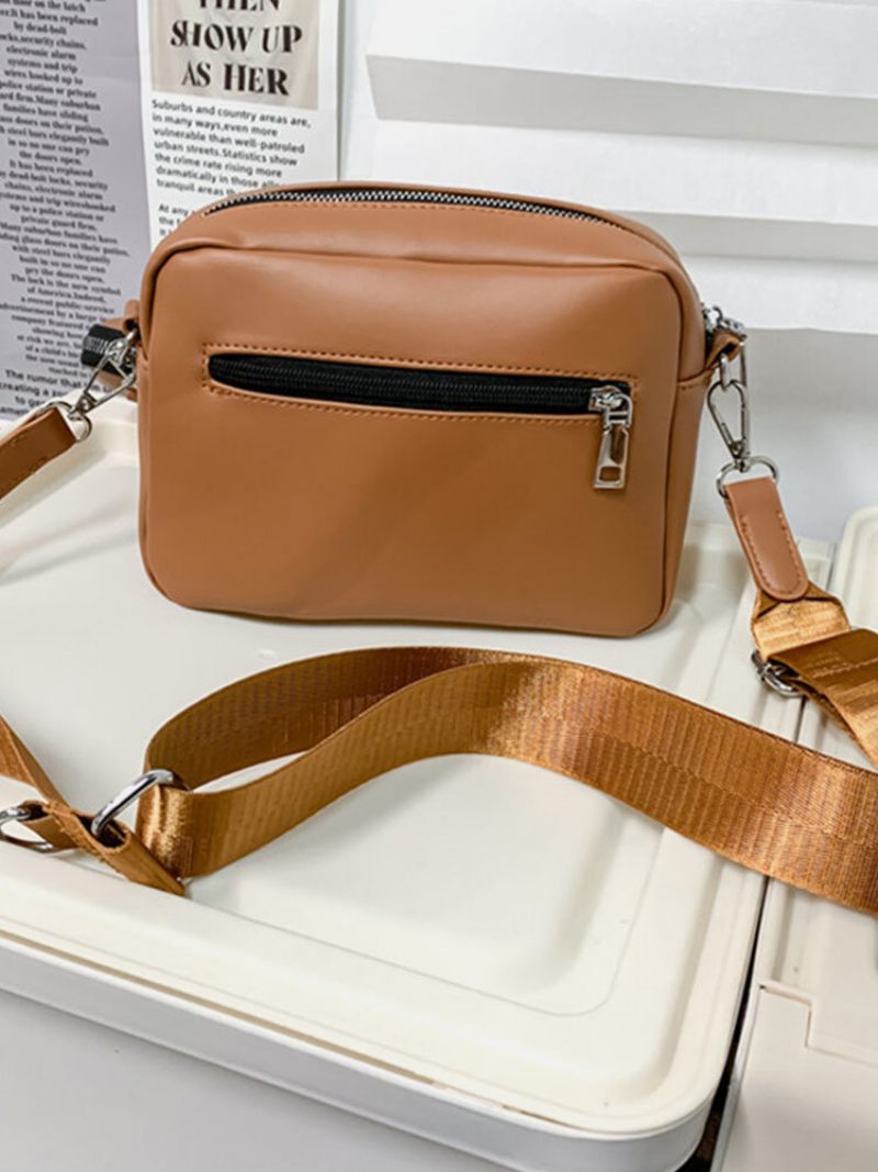 Férfi Műbőr Nadrág Egyszínű Vízálló Kis Táskával Crossbody Táska