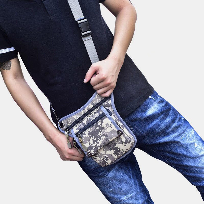 Férfi Terepszínű Multi-carry Kültéri Többfunkciós Taktikai Deréktáska Crossbody Táska