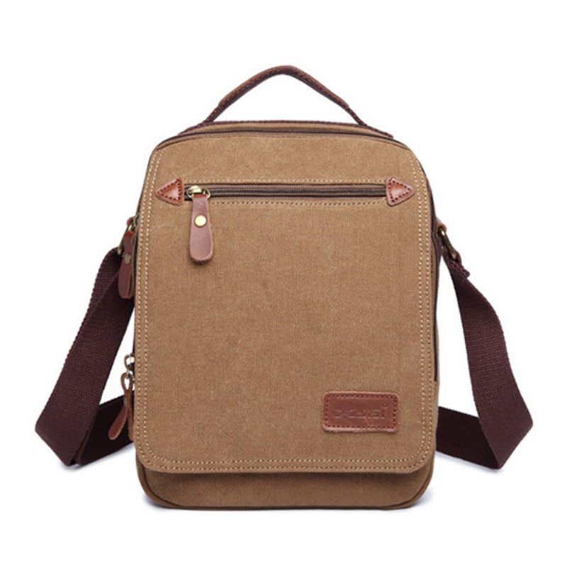 Férfi Vászon Kézitáska Ipad Bag Outdoor Crossbody Táska