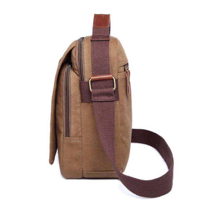 Férfi Vászon Kézitáska Ipad Bag Outdoor Crossbody Táska