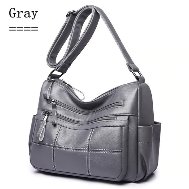 Hot Soft Leather Bolsa Luxus Női Kézitáskák Női Crossbody Táskák Női Válltáskák Thread Sac A Main Femme