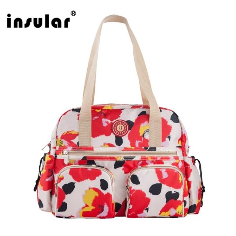 Insular Women Nylon Baba Pelenkatáskák Mummy Weekender Bag Crossbody Táska