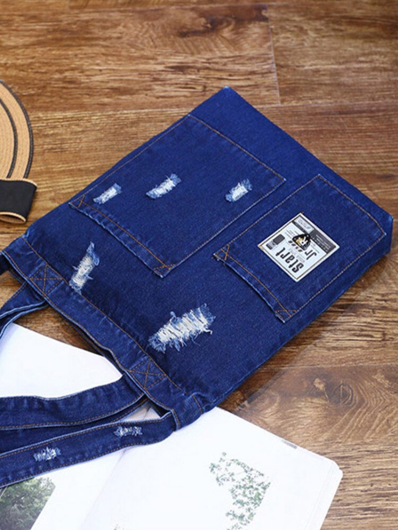 Joseko Női Pamut Vintage Farmer Distressed Vállas Crossbody Táska