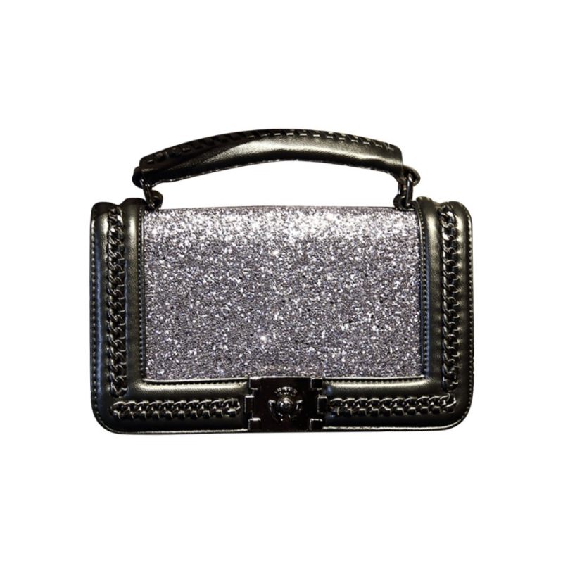 Luxus Csillogó Női Válltáska Randevúzáshoz És Bulihoz Elegáns Bling Kézitáska Kivehető Vállpántos Crossbody Táskával