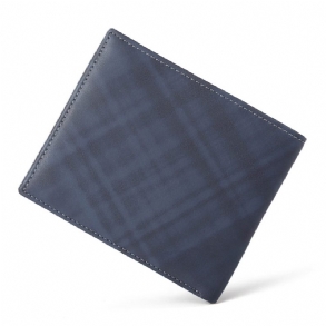 Minimalista Vonalmintás Vastag Teljes Bőr Férfi Pénztárca Divat Üzleti Minőség Első Rétegű Bőr Hitelkártyatartó