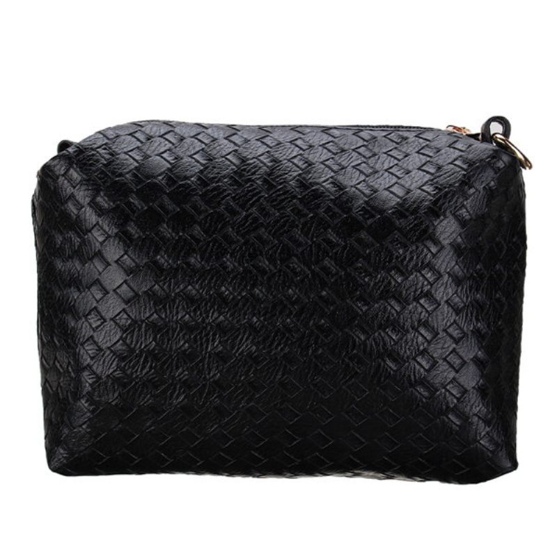 Női 3 Db Vintage Pu Bőr Válltáska Kézitáska Clutch Táska