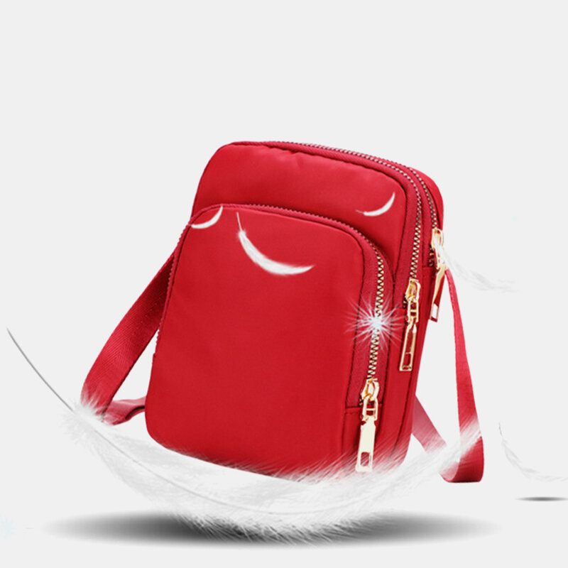 Női 3 Rétegű Vízálló Telefontáska Crossbody Táska