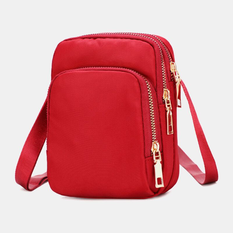 Női 3 Rétegű Vízálló Telefontáska Crossbody Táska