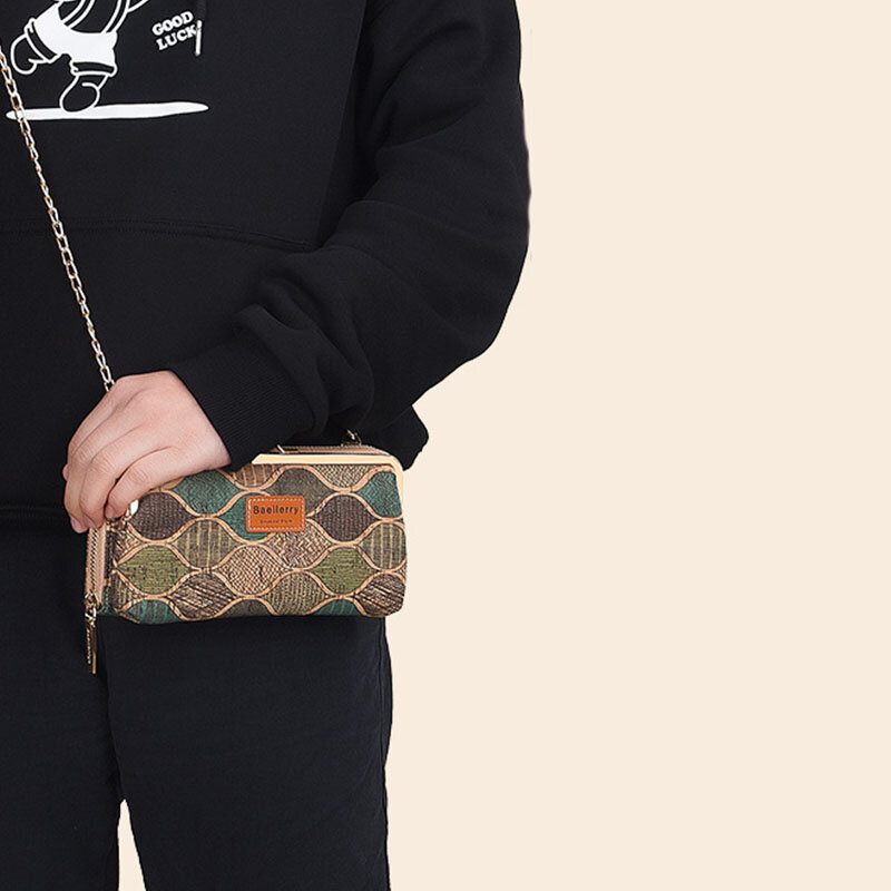 Női 8 Kártyanyílás Nyomtatható Telefontáska Crossbody Táska