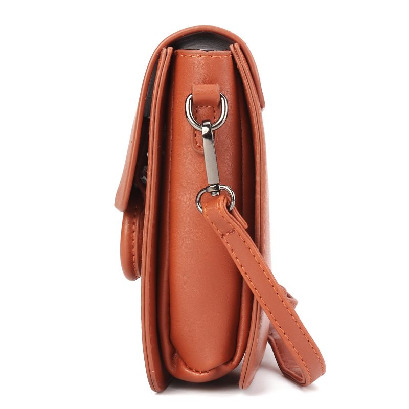 Női Alkalmi Pu Bőr Borítású Telefontáska Crossbody Táska