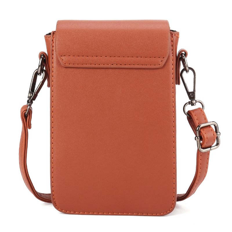 Női Alkalmi Pu Bőr Borítású Telefontáska Crossbody Táska