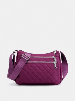 Női Argyle Nylon Könnyű Vízálló Válltáska Crossbody Táska