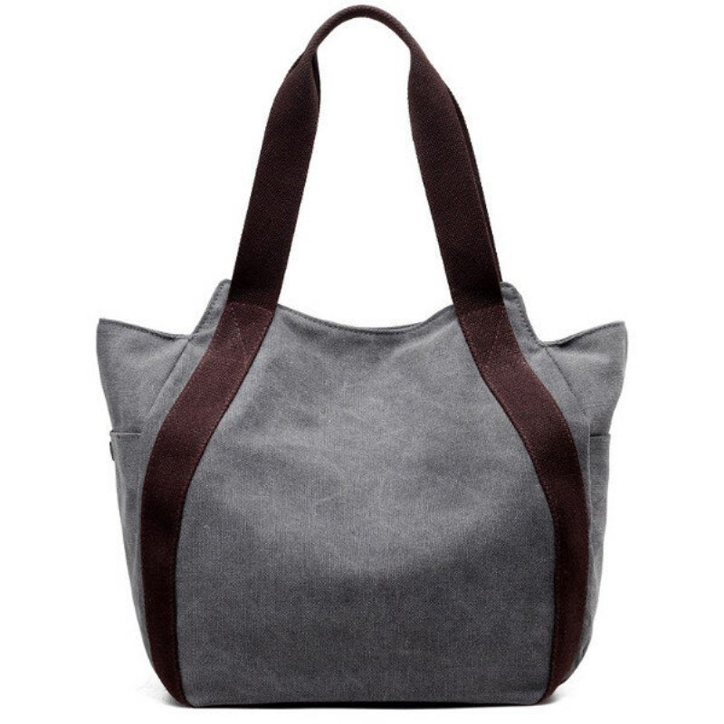 Női Canvas Hanbag Bucket Bag Tote Bag Hobo Crossbody Bag