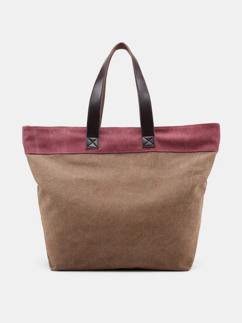 Női Canvas Hitcolor Tote Bag Alkalmi Kézitáska Válltáska