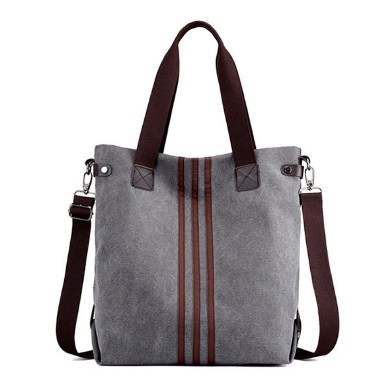 Női Canvas Nagy Kapacitású Kézitáskák Szabadidő Crossbody Táskák