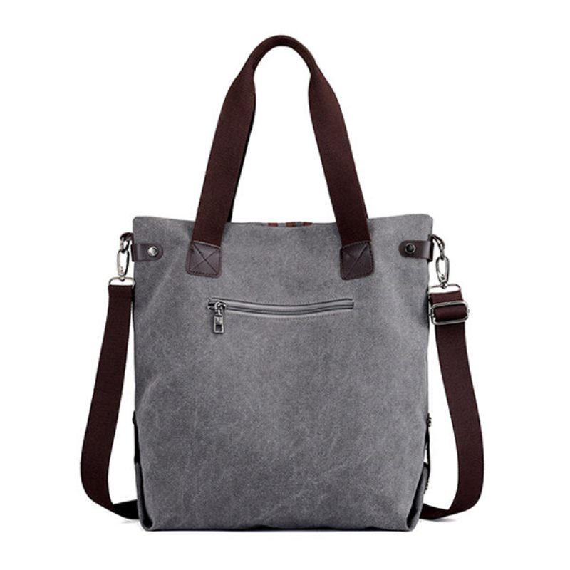 Női Canvas Nagy Kapacitású Kézitáskák Szabadidő Crossbody Táskák