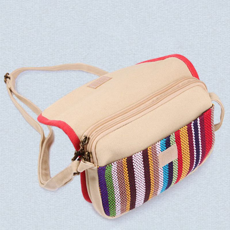 Női Canvas National Mini Crossbody Bag Messenger Bag