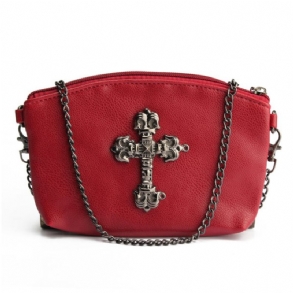 Női Cross Buckle Print Design Alkalmi Elegáns Crossbody Táskák Szabadidős Válltáskák