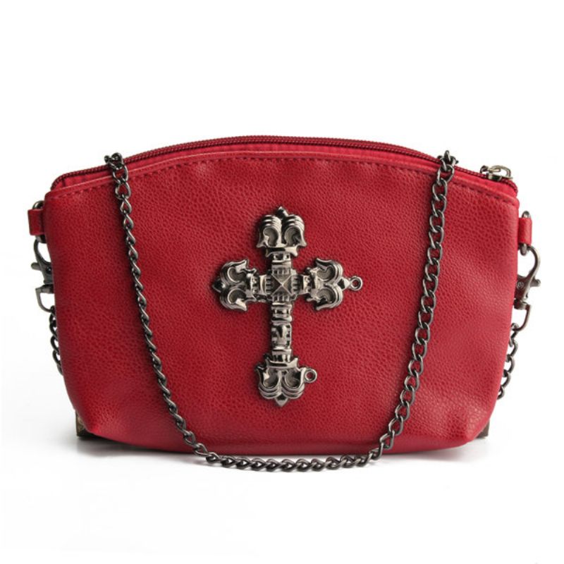 Női Cross Buckle Print Design Alkalmi Elegáns Crossbody Táskák Szabadidős Válltáskák