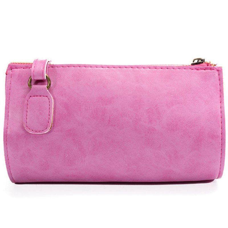 Női Fénytelen Lengyel Bőr Boston Crossbody Táska