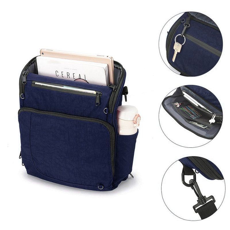 Női Férfi Nylon Multi-pockets Alkalmi Crossbody Táska