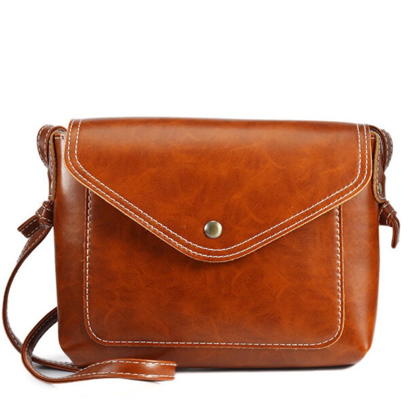 Női Férfi Olaj Bőr Pu Crossbody Bag Envelope Bag Messenger Bag