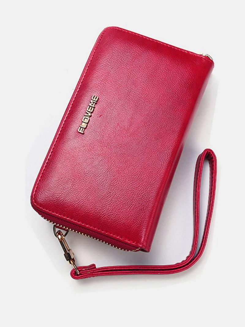 Női Férfi Pu Bőr Univerzális 5.5 Hüvelykes Telefontok Vintage Telefontáska Crossbody Táska