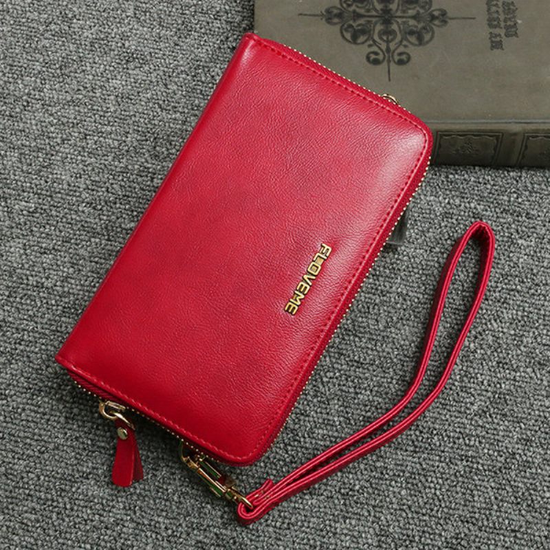 Női Férfi Pu Bőr Univerzális 5.5 Hüvelykes Telefontok Vintage Telefontáska Crossbody Táska